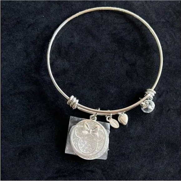 New Disney Minnie Mouse 8in Crystal Bangle Bracelet (Extra Sparkle Days) - NIB - Picture 4 of 11